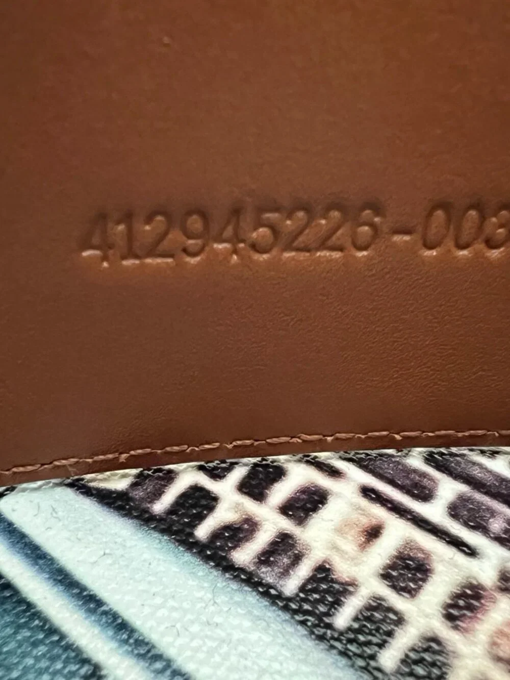 Ralph Lauren Croc embossed chain padlock leather belt. Size 2x